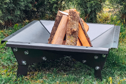 Fire Bowl Made of Steel Plate